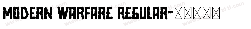 Modern Warfare Regular字体转换